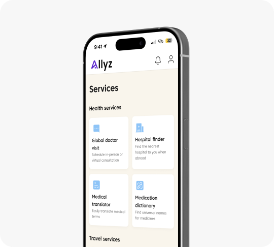 Services in mobile application